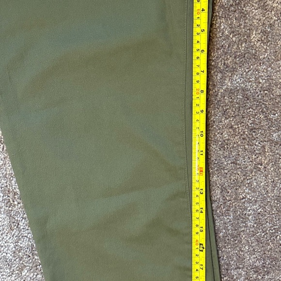Lauren Ralph Lauren Classic Mid Calf Capri Pants Women’s Sz 10 Olive Green - Picture 4 of 15